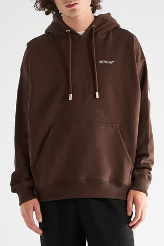 Sweater met Capuchon Logo Skate - Bruin