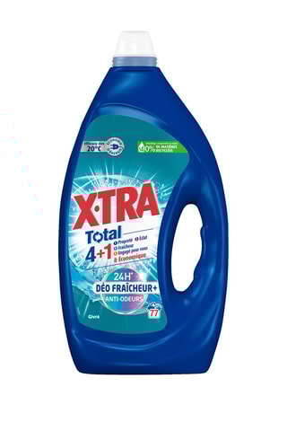 Lessive Total 4+1 Déo Fraîcheur + Givré XTra - 67 lavages - 3,46 l