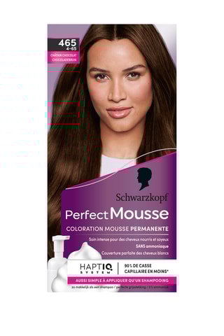 Coloration Perfect Mousse Schwarzkopf - Châtain chocolat 465