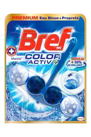 10 x Bloc WC Color Activ+ Bref WC - Marine