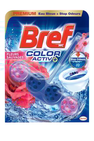 10 x Bloc WC Color Activ+ Bref WC - Fleurs sauvages