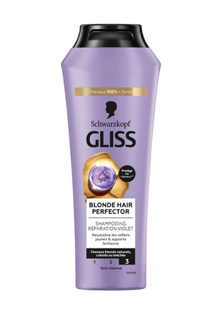 6 x Shampoing Blonde Hair Perfector Gliss Schwarzkopf - Cheveux blonds - 250 ml