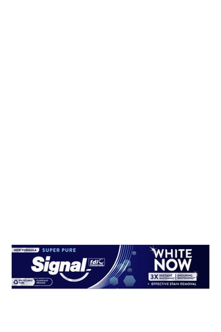 6 x Dentifrice Signal White Now Super Pure - 75 ml