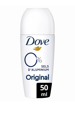 6 x Déodorant bille 0% Dove Original - 50 ml