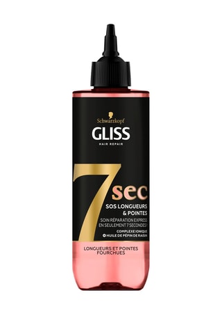 3 x Soin réparateur 7sec SOS Longueurs et Pointes Gliss Schwarzkopf - Cheveux longs - 200 ml
