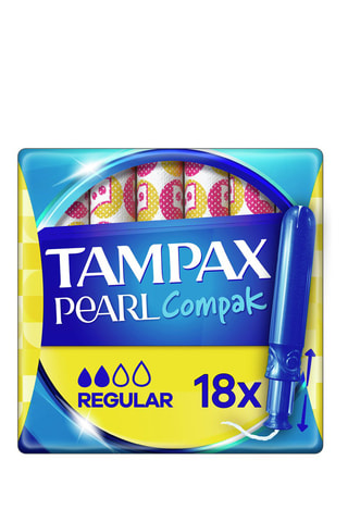 2 x 18 tampons Tampax Compak Pearl - Regular