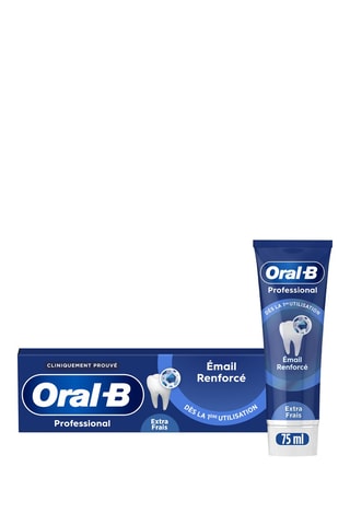 2 x Dentifrice Oral-B Professional Email renforcé - Extra Fraîcheur - 75 ml