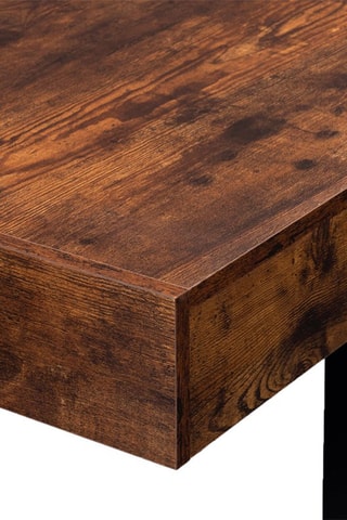 Mesa Brixton - Imitação de madeira e preto