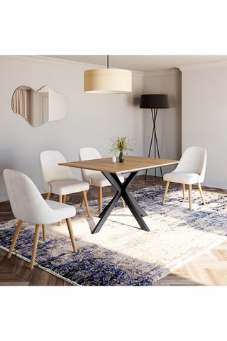 Mesa extensível Spider - 160 x 75 x 90 cm