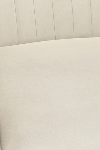 2 cadeiras Ariana - Creme e preto