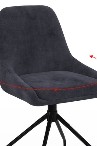 2 cadeiras Olivia - Cinzento