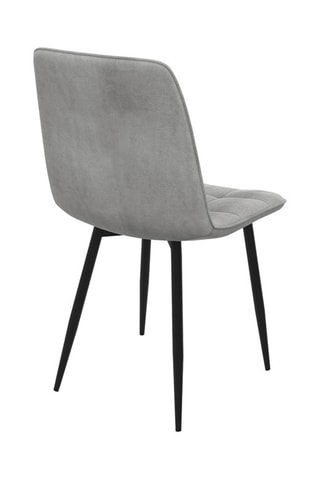 6 cadeiras Linda - Cinzento-claro