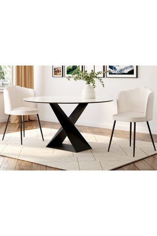 2 cadeiras Arielle - 55 x 82 x 51 cm