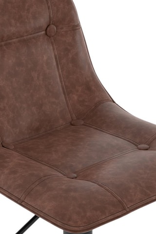 2 bancos de bar Edison - 39 x 83-104 x 42 cm