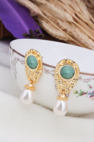 Boucles d’oreilles - Amazonites 