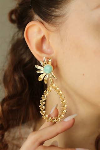 Boucles d’oreilles - Amazonites