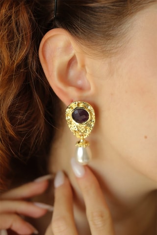 Boucles d’oreilles - Améthystes
