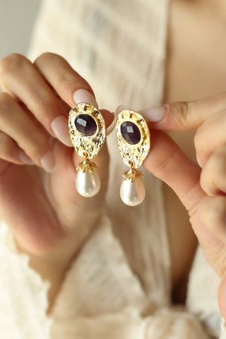 Boucles d’oreilles - Améthystes