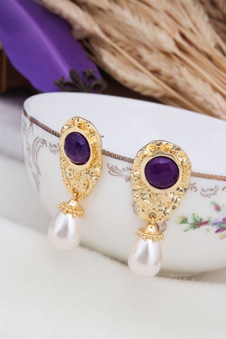 Boucles d’oreilles - Améthystes