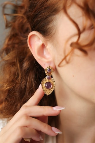 Boucles d’oreilles - Améthystes