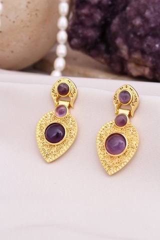 Boucles d’oreilles - Améthystes