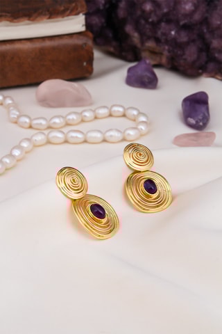 Boucles d’oreilles - Améthystes