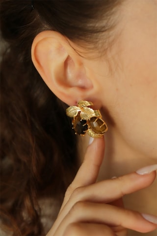 Boucles d’oreilles - Œils-de-tigre