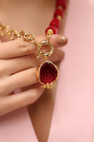 Collier - Bronze et zircons