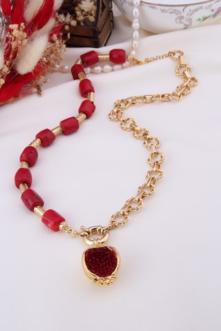 Collier - Bronze et zircons