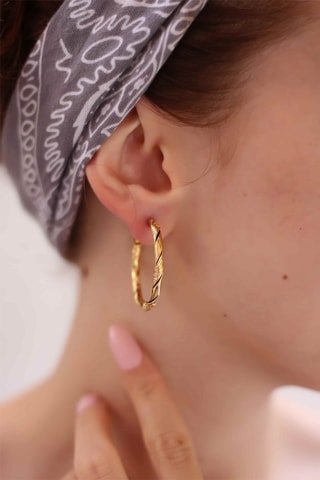 Créoles - Doré rose