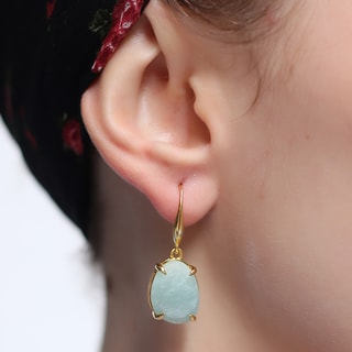 Boucles d'oreilles - Amazonites
