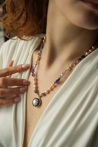 Collier - Améthystes