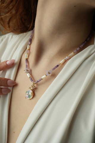 Collier - Améthystes