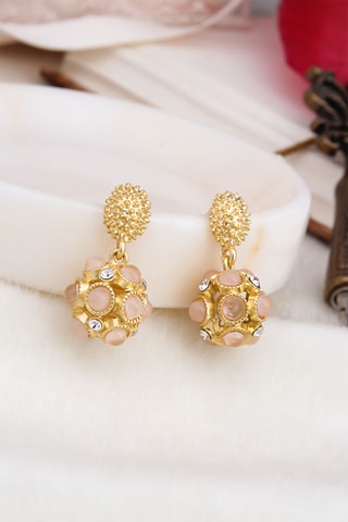 Boucles d’oreilles - Quartz et zircons