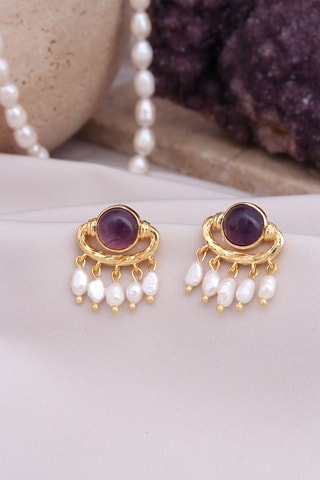 Boucles d’oreilles - Améthystes