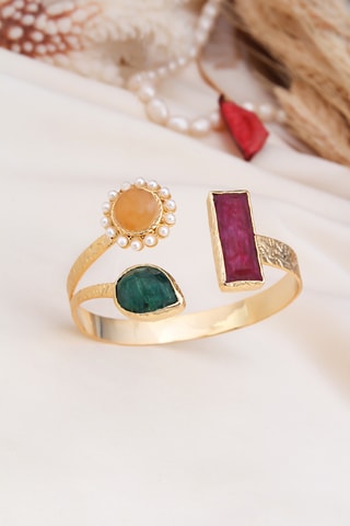 Jonc - Agates et pierre de soleil 