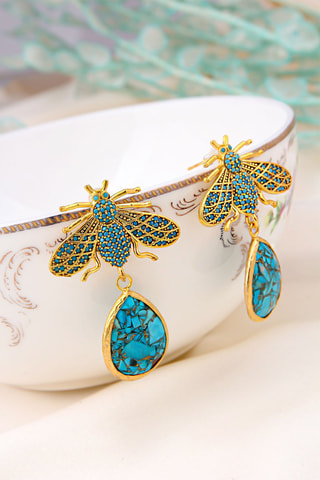 Boucles d'oreilles Turquoises