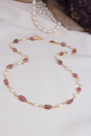 Collier - Quartz fraises