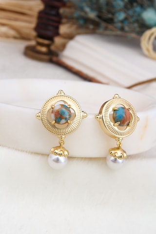 Boucles d’oreilles - Variscites