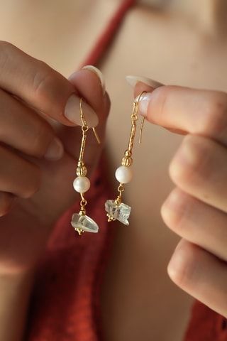 Boucles d’oreilles - Opales