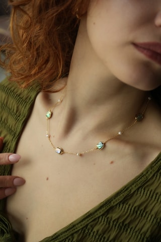 Collier - Nacre et perles de culture