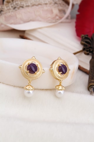 Boucles d’oreilles - Améthystes