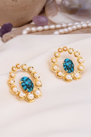 Boucles d'oreilles - Turquoises