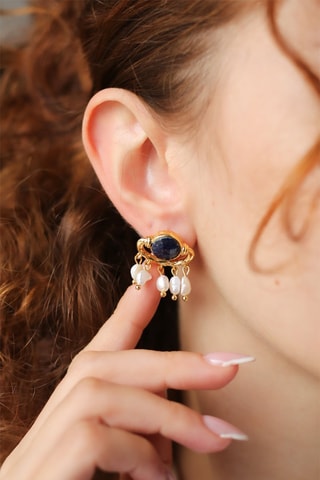 Boucles d’oreilles - Lapis-lazulis