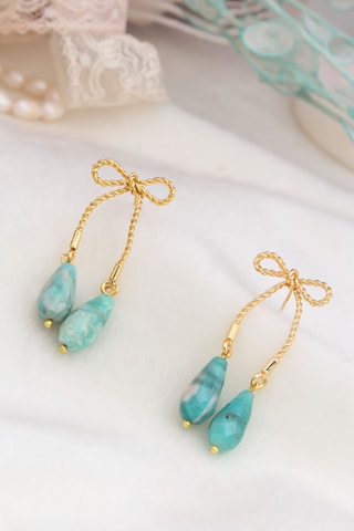 Boucles d'oreilles - Amazonites