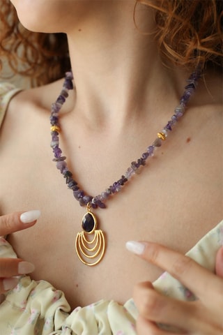 Collier - Améthystes