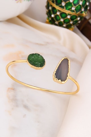 Jonc - Agate et quartz