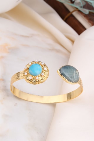 Jonc - Turquoise et amazonite