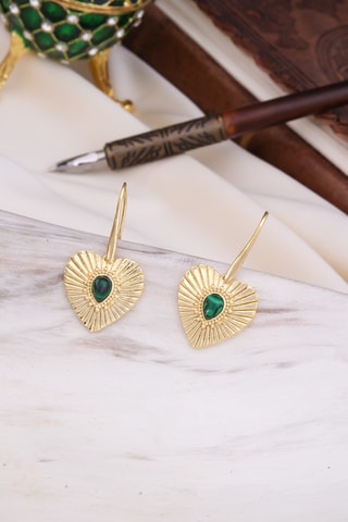 Boucles d'oreilles - Malachites