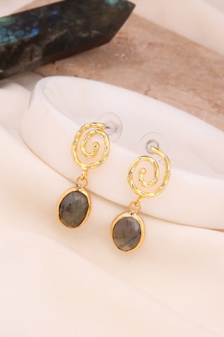 Boucles d'oreilles - Prehnites